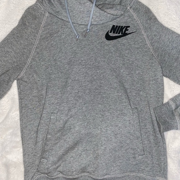 Nike Gray Womens Hoodie (Small) - Picture 2 of 4